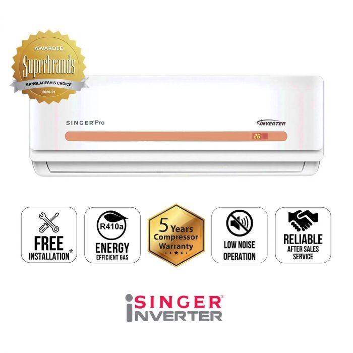Air Conditioner 2.0 Ton SingerPro Inverter