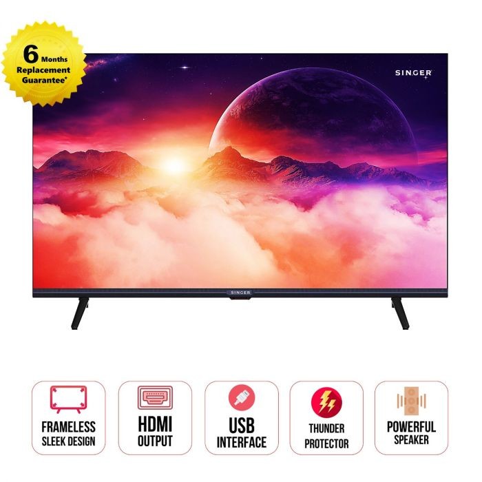 SINGER S32 Frameless HD LED TV